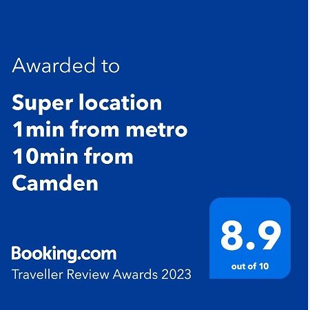 Super location 1min from metro 10min from Camden Londres Exterior foto