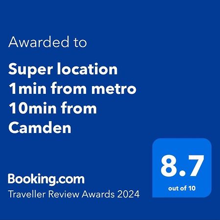 Super location 1min from metro 10min from Camden Londres Exterior foto