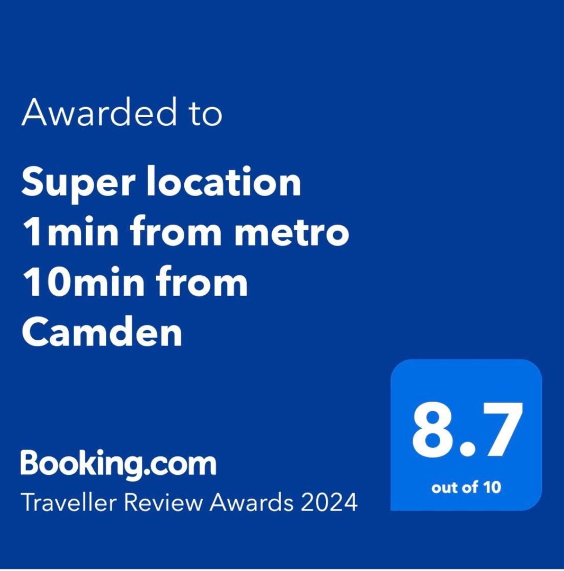 Super location 1min from metro 10min from Camden Londres Exterior foto